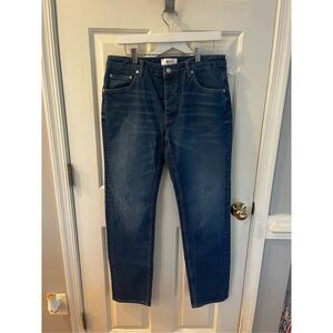 WESC Stockholm Bob Button Fly Straight Leg Jeans sz 32X32 EUC